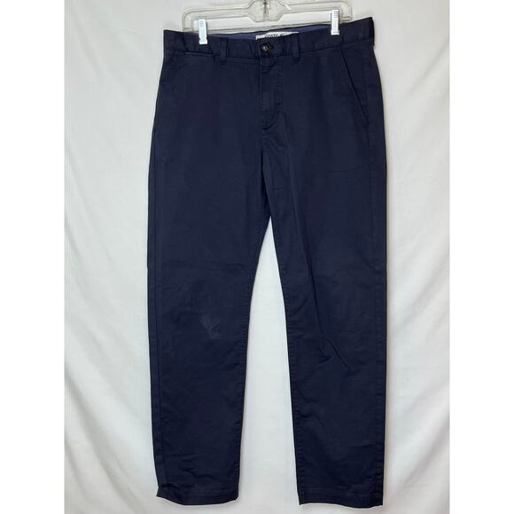 Lacoste Men's Size 33 x 32 Blue Regular Fit Chino Preppy 80s Pants - Picture 1 of 7